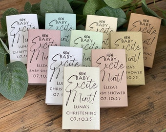 Personalized Mint Favors: Christening, Baby Shower Party Gifts