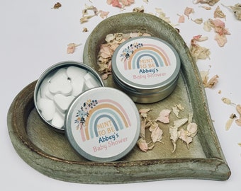 Personalized Mint Tins: Baby Shower or Christening Favors