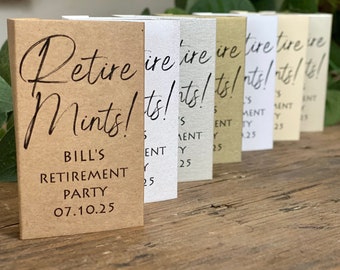 Personalised Retirement Party Present Customized Retirement Dinner Favour Custom Retiring Party Idea