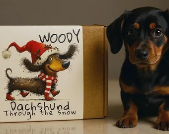 Custom Dog Christmas Treat Box – Personalized Treats for Dogs and Puppies