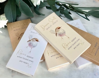 Personalized Funeral Tissue Sleeves: Remembrance Favors