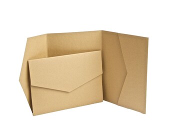 Kraft Pocketfold Etsy