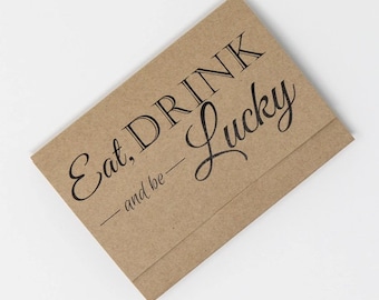 Lucky Scratch Card Wedding Favor: Lottery Ticket Holder