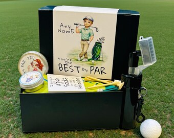 Golf Gift Box for Him, Golfer Accessories, Beanie Option
