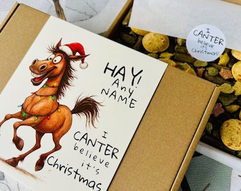 Horse Christmas Treat Box – Custom Handmade Snacks for Horses and Ponies