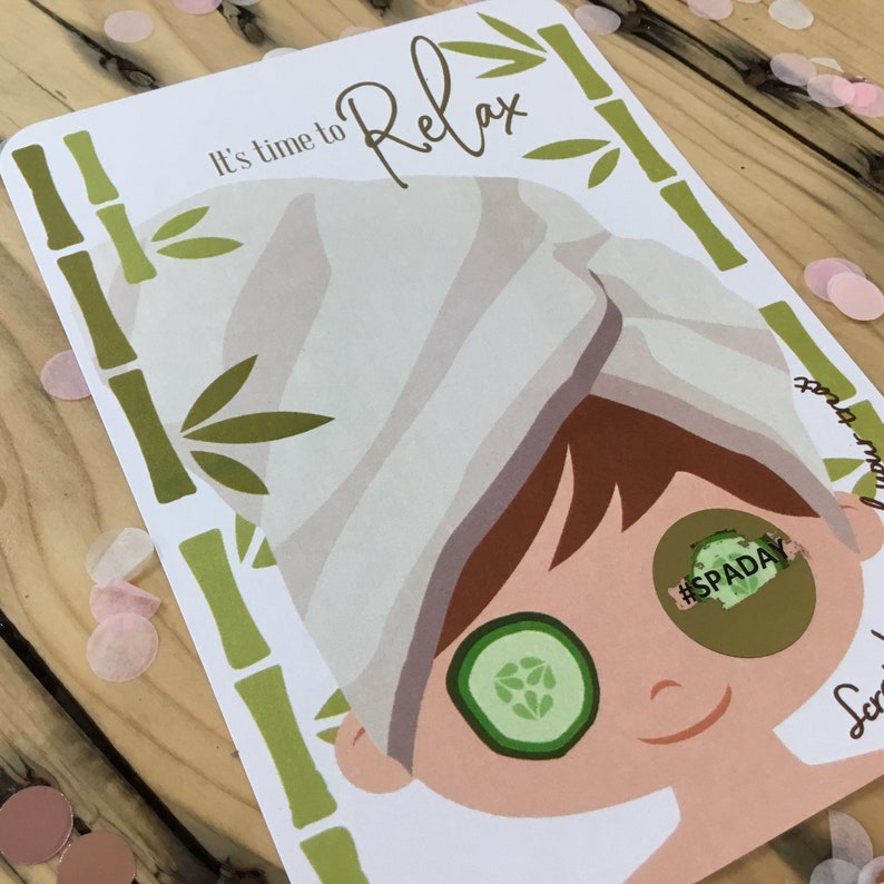 Scratch & Reveal Surprise Trip Card. Travel Card. Surprise Spa Etsy