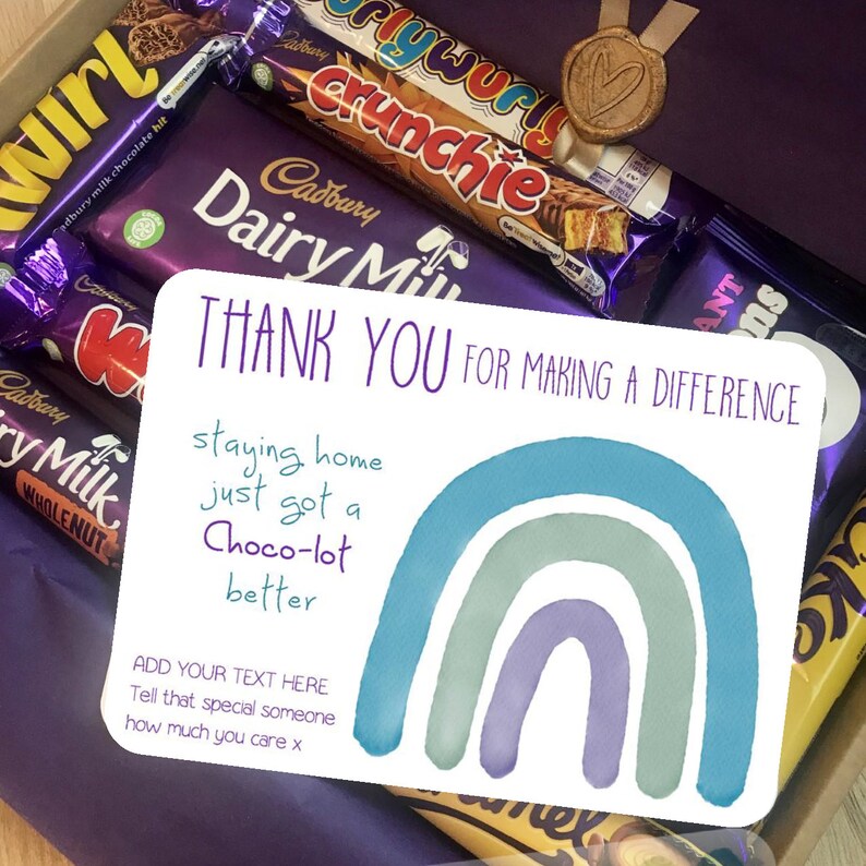 Corporate Gift for Employees Thank You Chocolate Box Etsy