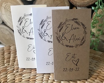 Custom Wedding Tissues: Personalized Favor, Guest Gift