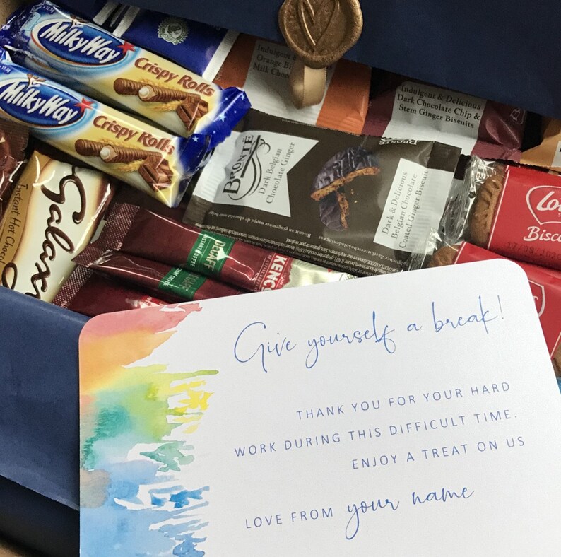 Team Box. Large Key Workers Gift. Custom NHS WARRIOR Box Break Etsy