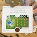 Scratch Card Holder. Lottery Ticket Wallet. Wedding Favour. Personalised Favour. Wedding Gift