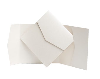 SQUARE POCKETFOLD WEDDING INVITATIONS JAYANTI IVORY BRODERIE INC MATCHING ENV'S SQUARE POCKETFOLD WEDDING INVITATIONS JAYANTI IVORY BRODERIE INC MATCHING ENV'S