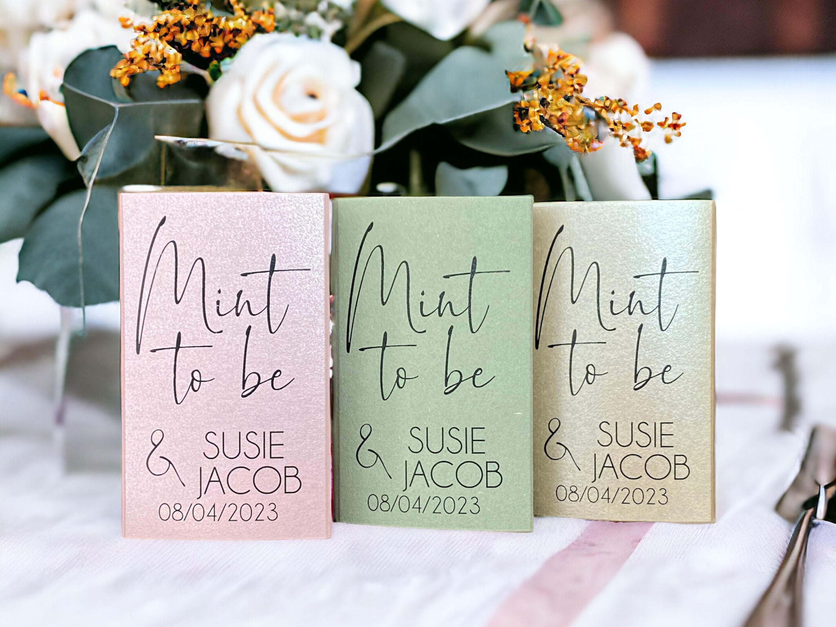 Tic Tac Favours. Mint To Be Favor. MINTS INCLUDED. Personalised Wedding Favour idea. Wedding Gift. Wedding Sweets.