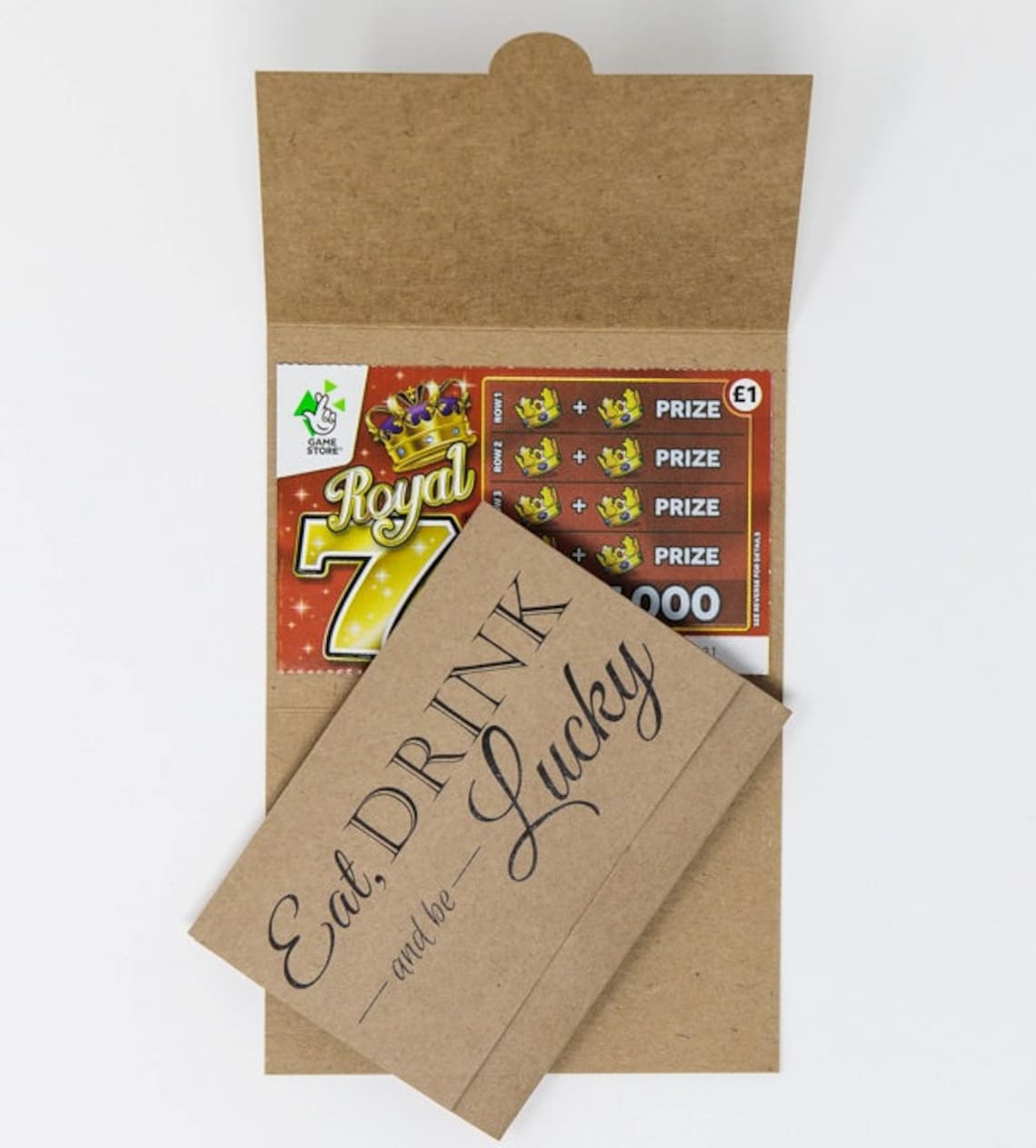 Scratch Card Holder. Wedding Favour Idea. Lotto Ticket Wallet. Etsy UK