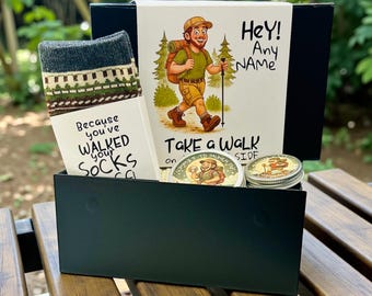 Take a Walk on the Wild Side – Personalised Hiker & Walker Gift Box with Outdoor Essentials