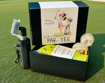 Golf Gift Box – Golfer Accessories, Socks & Bamboo Tees