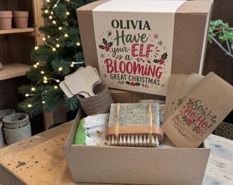 Gardening Gift Box containing Gloves, Handmade Soap and other great accessories