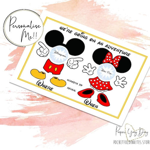 Scratch off Card. Scratch & Reveal Surprise Trip Card. Travel Etsy