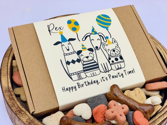 Dog birthday gift outlet box