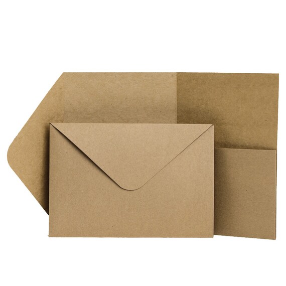 Recycled Matte Pocketfold Wallets with envelopes DIY Wedding Invite Cards Recycled Matte Pocketfold Wallets with envelopes DIY Wedding Invite Cards