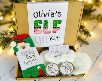 Personalized Elf Care Kit: Christmas Eve Gift Box