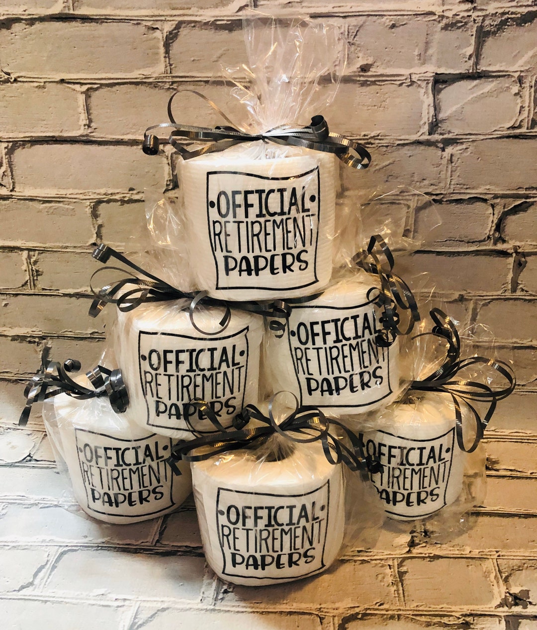 Retirement Toilet Paper Printable