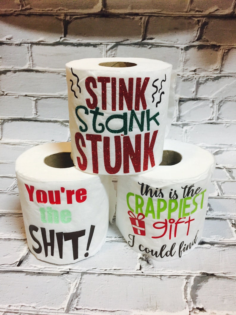 Toilet Paper Gag Gift Round Robin Gift Funny Gift Birthday Etsy