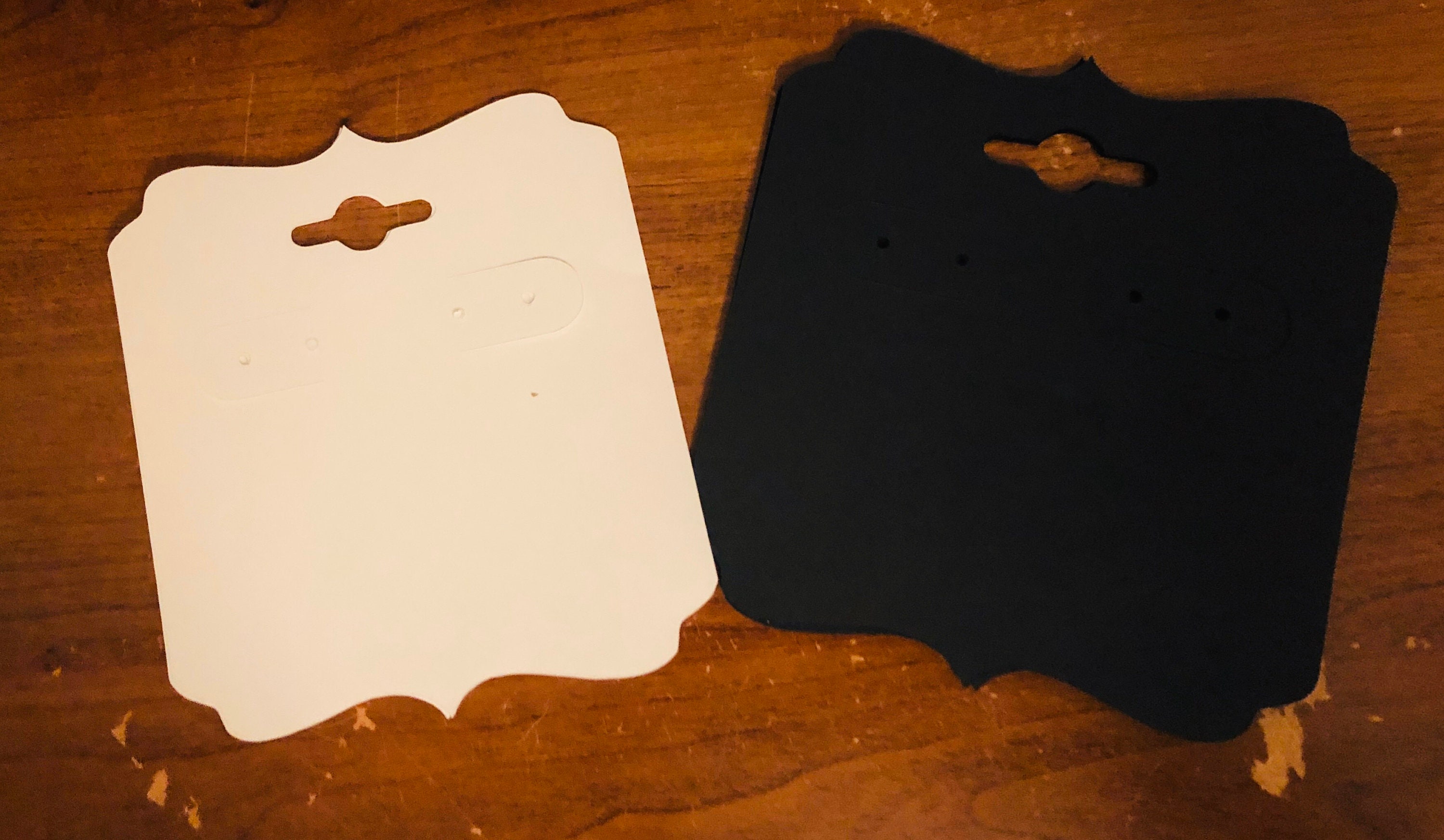 Cardstock Earring jewelry holder shipping display packaging Etsy