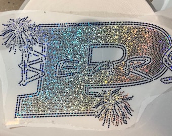 Spangle Sequin Heat Transfer: Sparkly Iron On Design for Clothing