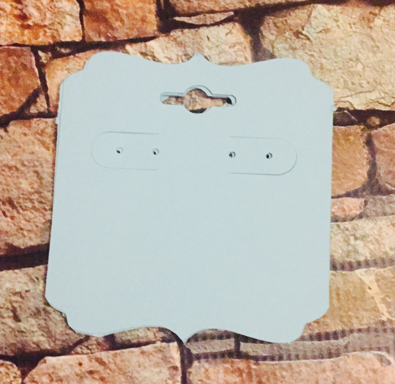 Cardstock Earring jewelry holder shipping display packaging Etsy