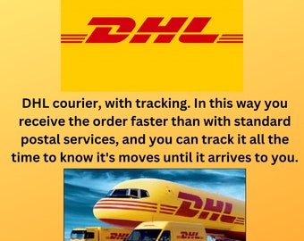 DHL courier 2-4 days shipping, with tracking