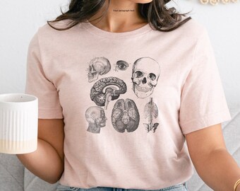 Vintage Anatomy Medical Shirt, Anatomical Medicine Tee, Nurse Gift, Future Physician, Medical School Graduation