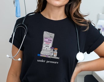 ICU Nurse T-Shirt, Critical Care Cute Nurse Gift, Funny Nurse Shirt, Medical Student Graduation Gift, Intensive Care Unit Nurse