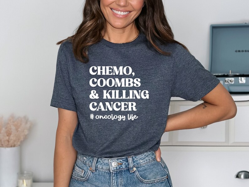 Oncology Nurse Shirt, Chemo Coombs and Killing Cancer Tee, Cancer Center, Gift for Oncology RN, Heme Onc Gift, Hematology Life image 1