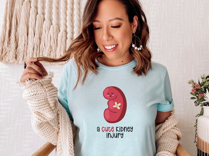 A Cute Kidney Injury Medical Shirt, Funny Medical Tee, Nurse Gift for Graduation, Nephrology Tee for Dialysis Nurse image 3