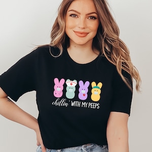 Medical Nurse Easter Shirt, Chillin With My PEEPs Respiratory Tee, Bunnies Hospital Easter Shirt, Emergency Nurse Gift image 6