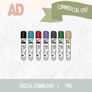 Rainbow Lab Tubes SVG | Medical Clipart for Cricut (Digital Download)