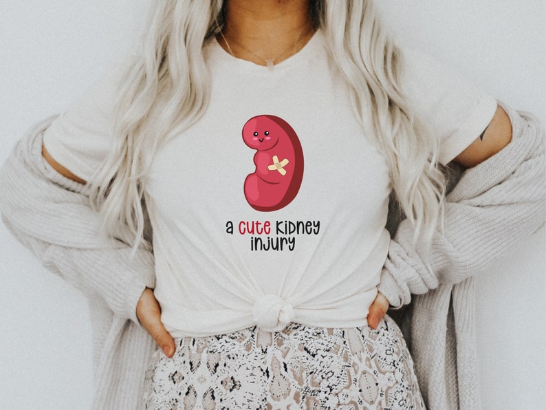 A Cute Kidney Injury Medical Shirt, Funny Medical Tee, Nurse Gift for Graduation, Nephrology Tee for Dialysis Nurse image 4