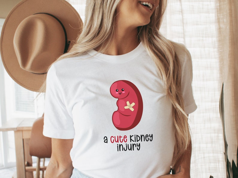 A Cute Kidney Injury Medical Shirt, Funny Medical Tee, Nurse Gift for Graduation, Nephrology Tee for Dialysis Nurse image 2