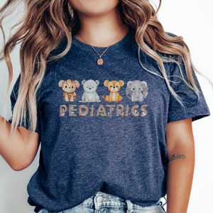 Pediatrics Zoo Animal Shirt, Peds Nurse Gift, Childrens Hospital Tee, Gift for Pediatrician, Medical Gift for Respiratory Therapy image 7