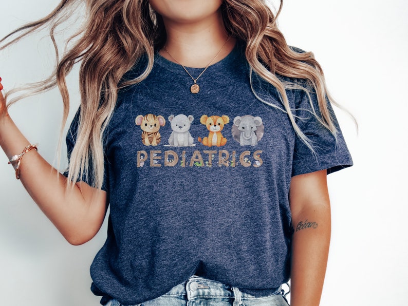 Pediatrics Zoo Animal Shirt, Peds Nurse Gift, Childrens Hospital Tee, Gift for Pediatrician, Medical Gift for Respiratory Therapy image 7