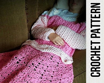 Princess Dress Blanket Pink, crochet pattern, Digital Download, PDF only, toddler child adult sizes