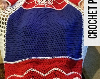 Spider Super Hero Wearable Blanket crochet pattern PDF Digital Download Toddler Child Adult Sizes