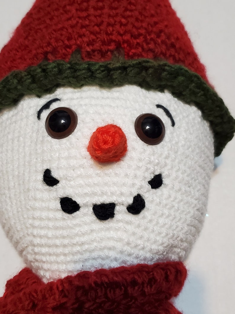 Large Crochet Snowman Crochet Pattern PDF Instant Download Etsy UK