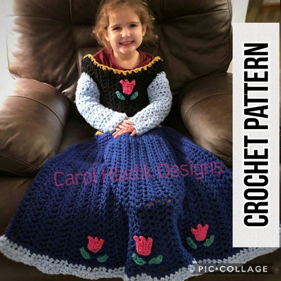 crochet dress blanket Ravelry: Unicorn Dress Blanket pattern by Carol L Hladik
