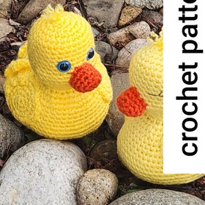 Dizzy the Duck Amigurumi Crochet Pattern PDF instant download