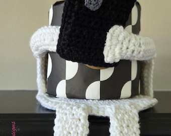 Phone Scroller Toilet Paper Holder Crochet Pattern - Worsted Yarn - Advanced Beginner - Pattern PDF