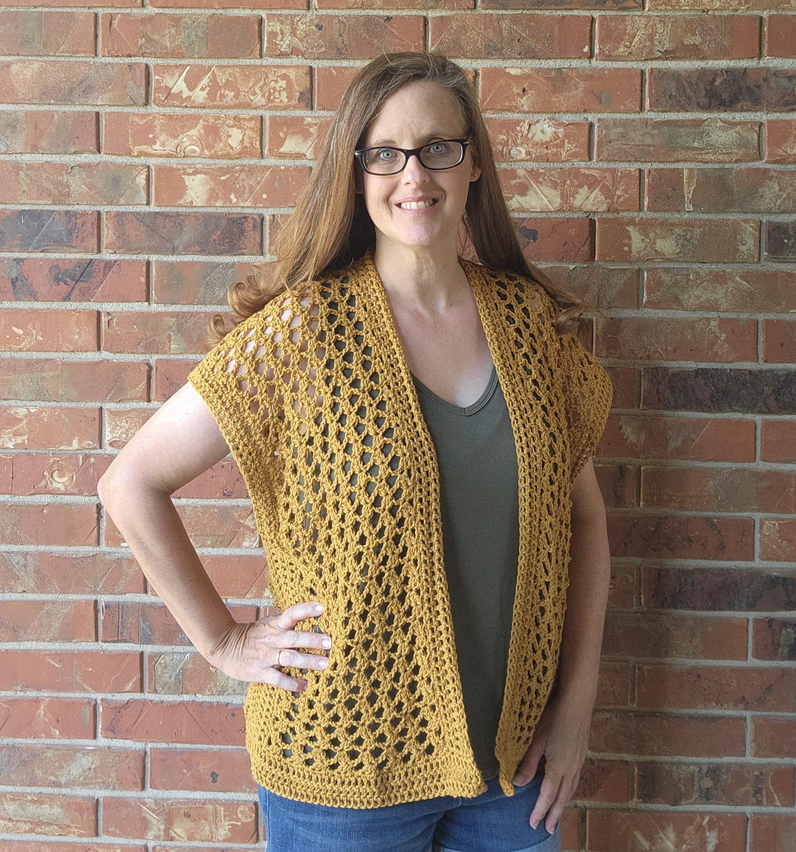 Summer Lace Cardi Crochet Pattern XS 5XL Instant Download PDF