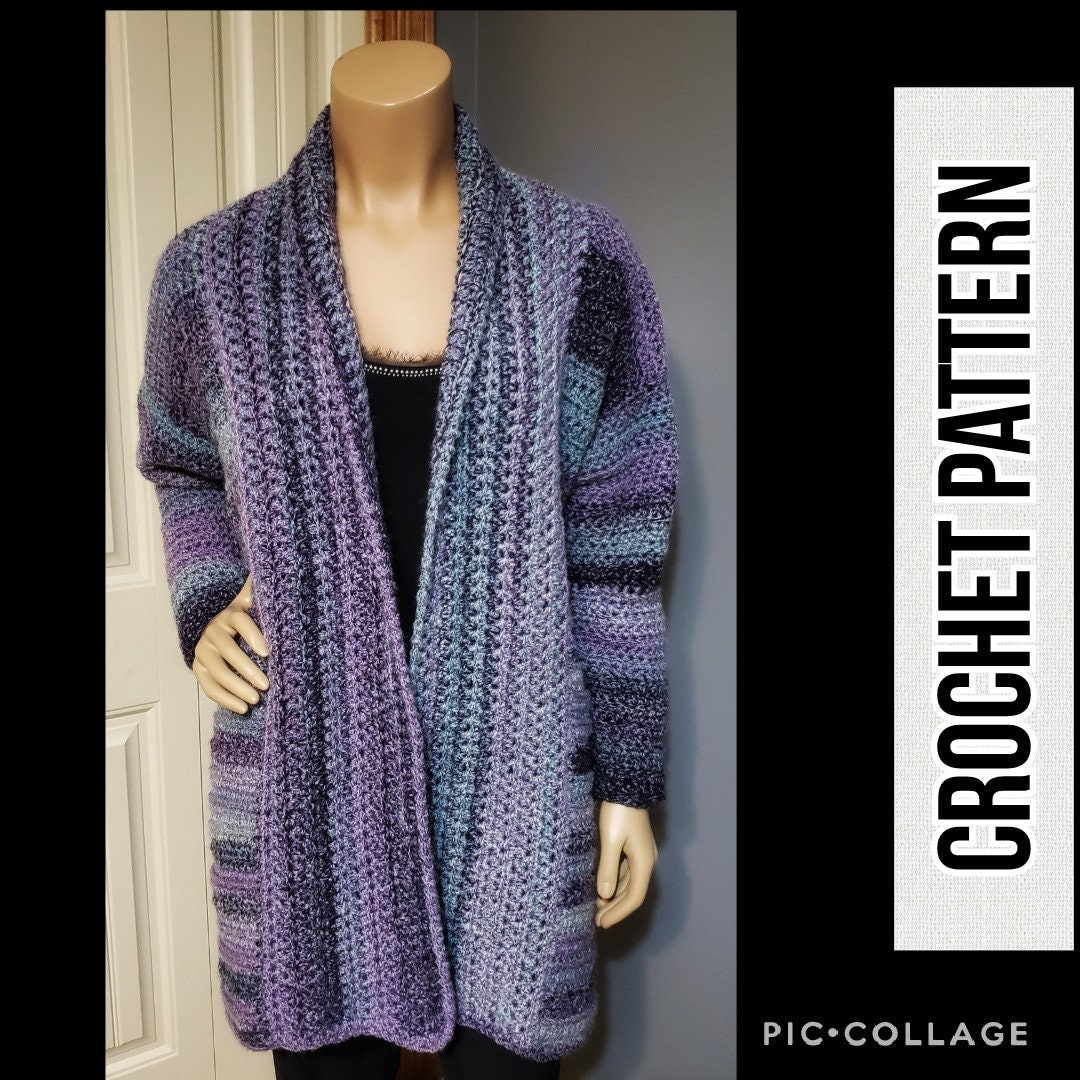 Oversized Cardigan Crochet Patterns for an Easy Fit 5 Oversized Cardigan Crochet Pattern: Women's Bulky Sweater