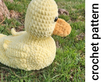 Dempsy the Duck Crochet Pattern PDF instant download