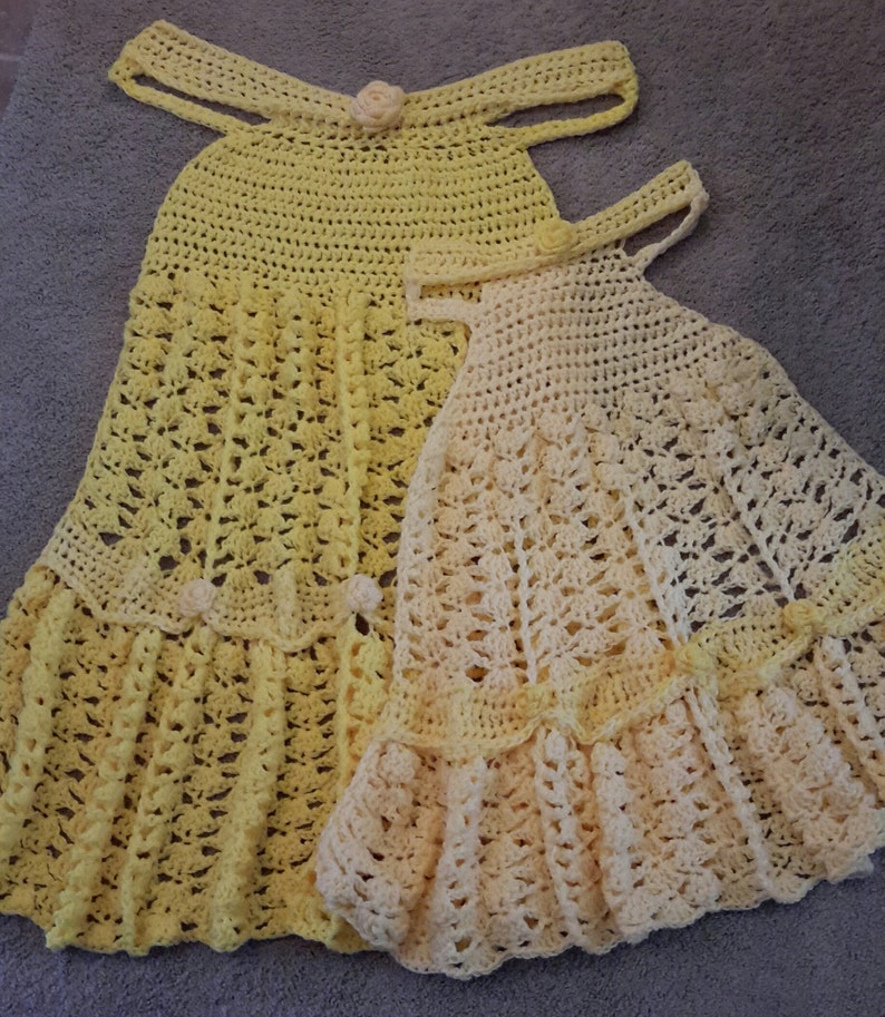 Princess Dress Blanket, Yellow, crochet pattern, Digital Download, PDF only, toddler child adult sizes image 4